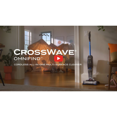  بيسيل مكنسة تنظيف متعدد الأسطح OmniFind لاسلكية، أسود وأزرق 