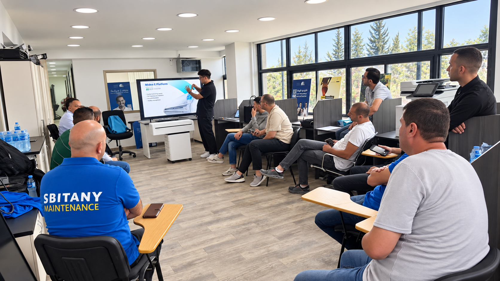 سبيتاني تنظم تدريبًا متخصصًا مع Midea على أحدث تقنيات التكييف