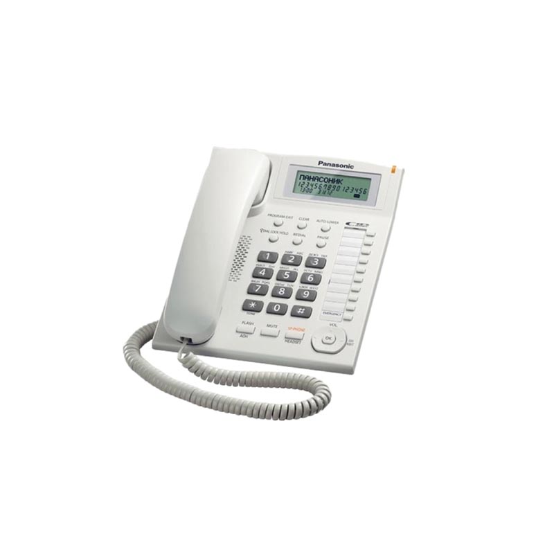 Panasonic Telephone Desk Phone Kx Ts880mx White Sbitany Company